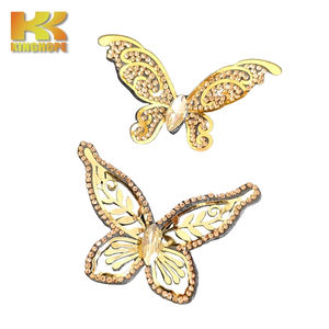 Diamantes de imitación en forma de flor para decoración de sandalias, pegamento de Parte posterior plana en gemas para zapatos y <span class=keywords><strong>chanclas</strong></span> - Product Image 5