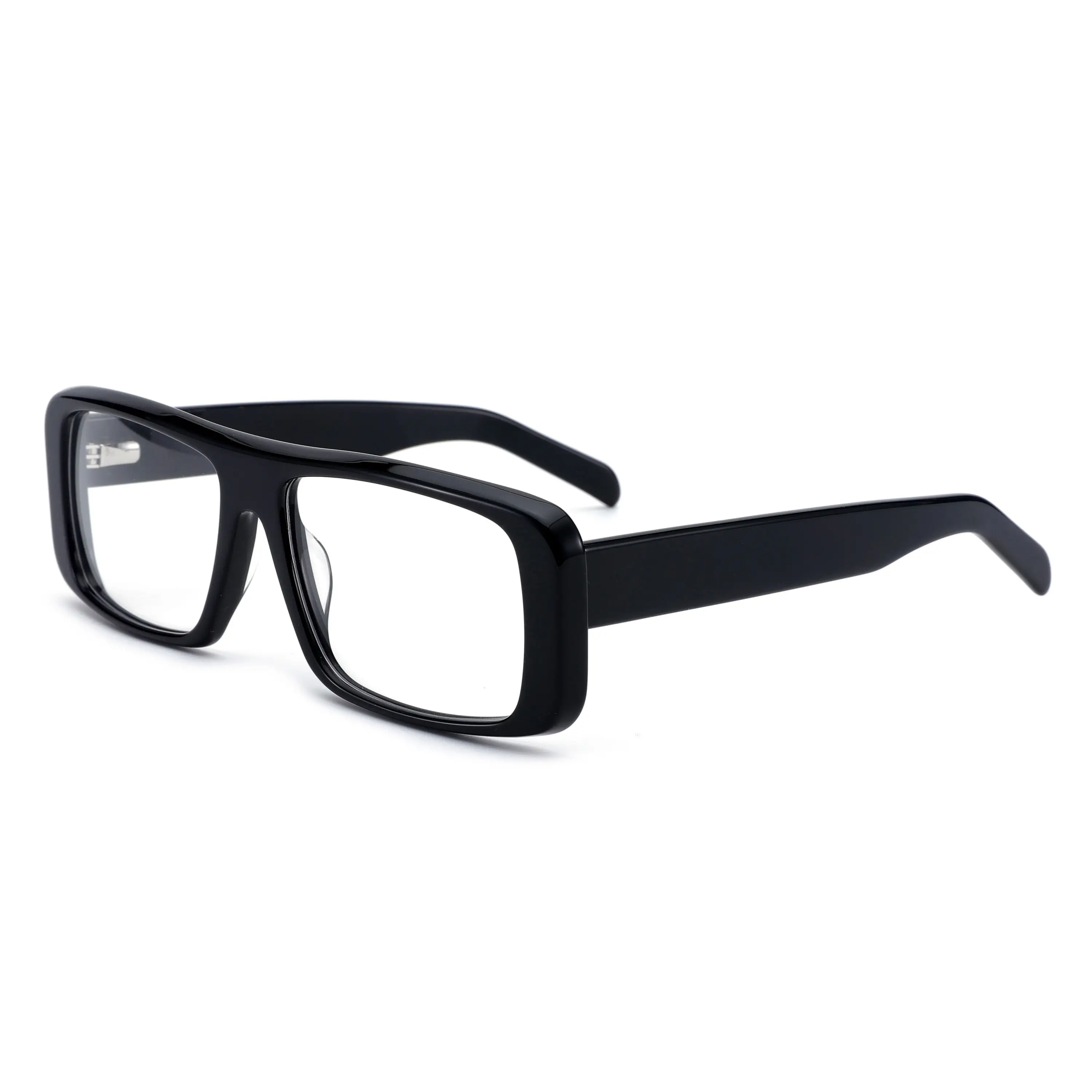 Lunettes de mode colorées lunettes de blocage de la lumière bleue cadre en verre pour les yeux cadre optique carré acétate lunettes montures de lunettes