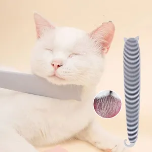 Üretici toptan ABS pembe gri kedi dil tasarım tarak kulak