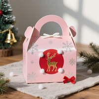 Boîtes en papier personnalisées haut de gamme pour cadeaux et emballages alimentaires de Noël, idéales pour les pâtisseries et les snacks, pour la saison des fêtes