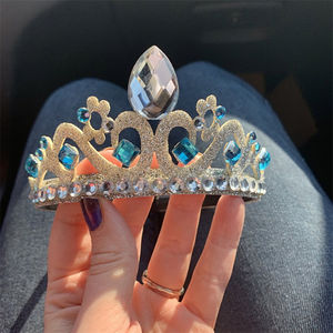 Mode cristal couronne bandeaux enfants diadèmes sirène bandeaux brillant enfant cheveux accessoires pour fête plage - Product Image 5