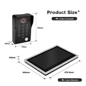 Système à 2 fils avec <span class=keywords><strong>vision</strong></span> <span class=keywords><strong>nocturne</strong></span> et détection de mouvement étanche Caractéristiques spéciales pour le contrôle d'accès biométrique - Product Image 3