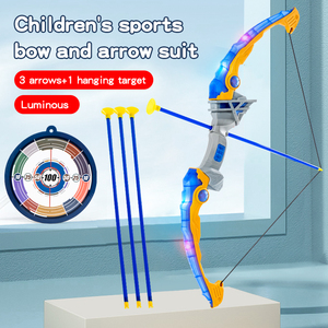 Juego de Tiro Deportivo para Niños, Juguete de Arco y Flecha <span class=keywords><strong>con</strong></span> Luces LED, Juguete Clásico en Oferta - Product Image 4