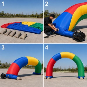Arco Inflable Personalizado con Logotipo para Exteriores, Arco Inflable de Tela Oxford para Eventos Musicales - Product Image 6