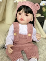 Soldes Poupées Reborn en plastique pour nouveau-nés, garçons, taille réelle 20 cm, en coton, avec vêtements Minnie, modèle Sony Angles Icy, aspect réaliste