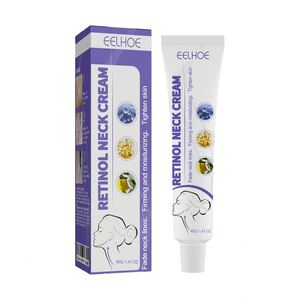 Crème hydratante anti-rides à l'acide hyaluronique, vitamine et rétinol, crème raffermissante au rétinol et peptides pour le cou - Product Image 1