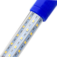 Lumière Submersible à 3 lignes LED, éclairage étanche pour Aquarium, poisson rouge, blanc et bleu, offre spéciale, 270 degrés