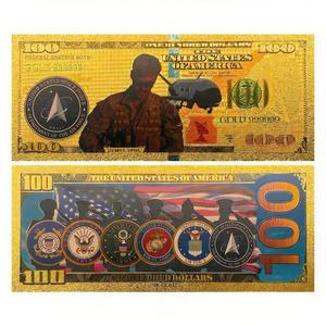 Nouvelle Conception Billet <span class=keywords><strong>de</strong></span> <span class=keywords><strong>Banque</strong></span> en Feuille d'Or 24K <span class=keywords><strong>des</strong></span> Forces Spéciales Américaines, Billet <span class=keywords><strong>de</strong></span> <span class=keywords><strong>Banque</strong></span> Plaqué Or, Billet <span class=keywords><strong>de</strong></span> <span class=keywords><strong>Banque</strong></span> <span class=keywords><strong>des</strong></span> Forces Armées - Product Image 6