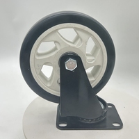 VIMA Meubles 5 pouces noir PP roue pivotante et roulette capacité 100kg prix de gros chaise bureau roulette légère roulette