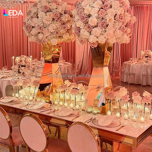 Metal Vase Wedding <b>Table</b> Center Decoration Centerpiece Metal Vase Decoration - Product Image 3