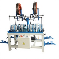 Máquina Trenzadora Circular de Alta Velocidad Modelo XH90-36-2, Potencia de 1100W; Máquina Trenzadora de Alta Velocidad Tipo Lanzadera para Cables
