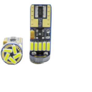 Lumière de plaque d'immatriculation intérieure LED ambre T10 4014 15SMD Canbus pour Série 5 (2014-2019) 12V - Product Image 1