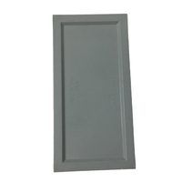 Jardinière rectangulaire en plastique de grande taille de la série Veradek Block |   Trous de drainage durables résistants aux intempéries et aux UV |   Fleurs modernes