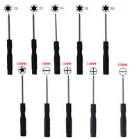 Tournevis plat miniature en plastique pas cher, fente 1,5 mm 2 mm, tournevis pour la réparation de montres, téléphones, lunettes