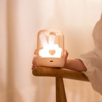 Atmosphère rétro petite veilleuse chambre humeur sommeil lumière nuit lampe table de chevet