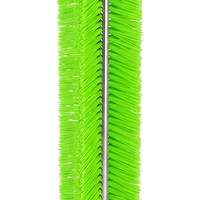 Brosse filtrante triangulaire pour bassin, brosse filtrante pour écloserie, poils en PP pour bassin à poissons
