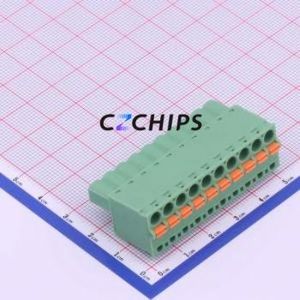 KF2EDGKD-5.0-10P Plug-in Terminal Block P=5mm Connector ( Connector Type: Plug )( Construction: 1x10P )( Pitch: 5mm ) - Product Image 2