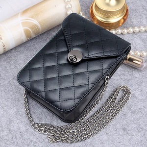 Women's Genuine Leather Crossbody <b>Waist</b> Purse Fashion Evening Clutch Mini Handbag with Detachable <b>Chain</b> Belt Bag Fanny Pack - Product Image 1