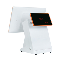15.6 pouces pos capacitif tactile pos système pos ordinateur avec imprimante pour magasin