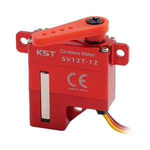 เซอร์โวมอเตอร์ HOT KST SV12T-12 แรงดันสูงพิเศษ 12V 0.11 วินาที แบบไร้แกนกลาง ตัวเรือนอะลูมิเนียมอัลลอยด์ แรงบิด 16.0 กิโลกรัม.ซม. สำหรับเครื่องบินบังคับวิทยุแบบร่อนและแบบเจ็ท - Product Image 6