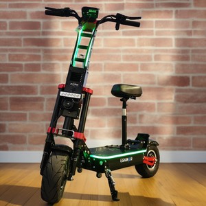Geofought R8 Dual Drive 72V 8000W 15000W Electric Scooter Foldable 13 Inch Tire Adult E-Scooter Front And Rear Shock Absorption - Product Image 1