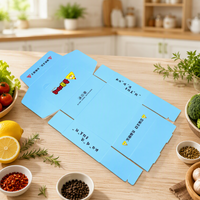 Boîte à emporter pour la restauration rapide, personnalisable, écologique, biodégradable, avec laminage mat, pour pâtisserie, donuts, hamburgers – Nouveauté 2026, Vente Flash