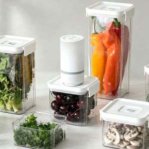 Pompe à vide multifonction rechargeable pliable 60 kPa avec sacs de conservation sous vide pour légumes, fruits et aliments (Moteur 370) - Product Image 1