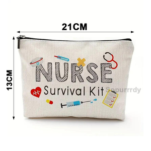 Bolsa de Maquillaje de Lona con Logotipo Personalizado, Bolsa de Viaje de Algodón para Maquillaje para Mujer, Impresión Personalizada, Bolsa de Viaje con Cierre para Cosméticos - Product Image 3