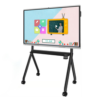 Tableau blanc interactif 96 pouces pour les ateliers avec balayage de code QR et système de gestion de l'apprentissage intégré