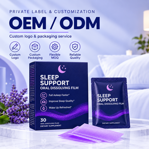 Película Oral Disoluble para Mejorar el Sueño, 30 Tiras, Suplemento Dietético Natural para Adultos, Mejora la Calidad del Sueño - Product Image 1