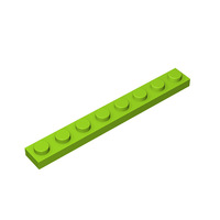 0.1kg/79 pièces 3460 blocs de construction 1*8 plaque mince classique enfants bricolage petites particules Construction jouets brique accessoires de base