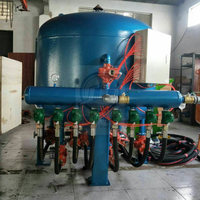 Ensemble de sablage à sec sous pression Jichuan, garantie 1 an, contrôle PLC, certifié CE, pour le nettoyage des surfaces métalliques