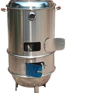 Forno per Affumicatura Domestico, Forno per Barbecue a Carbone Senza Fumo in Acciaio Inox Rinforzato per Uso Commerciale - Product Image 1