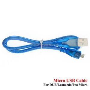 Cable de Datos Azul USB para Impresora, para Arduino 2560, Doble Puerto, Micro Mini - Product Image 5