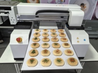 Impresora Comercial de Pasteles A2 |   Impresora de Alimentos de Cama Plana con Tinta Comestible para Producción de Panadería, Pastelería y Postres, Formato Grande de 420*600 mm