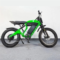 Büyük Elektrikli Arazi Motosikleti Çıkarılabilir Akülü Gümüş Renkli Arazi E-bisikleti Hidrolik Diskli 4500w Elektrikli Arazi Motosikleti Dağ Bisikleti