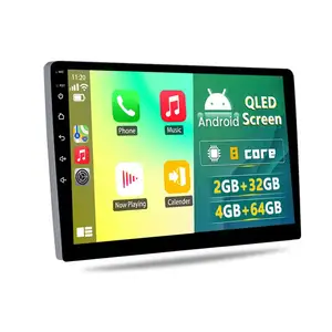 Atacado 10 Polegadas Carro Universal Android 12 Autoradios tela de toque estéreo Carplay & Android rádio automotivo reprodutor multimídia