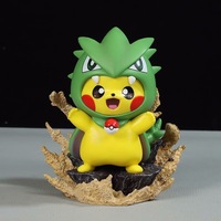 Nouveau Style Pokemon figurine Gengar Charizard Blastoise Bulbasaur Cos Pikachu Figure décoration de bureau