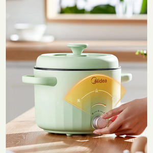 หม้อหุงข้าวไฟฟ้ามีเดีย 2.1-4 ลิตร มินิมัลติฟังก์ชั่น พร้อมเครื่องนึ่ง ใช้งานง่ายเพียงปุ่มเดียว สำหรับบ้าน หอพัก นักเรียน - Product Image 5