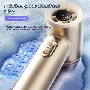 High Speed Portable <b>Fan</b> Aluminum Alloy <b>USB</b> Rechargeable <b>Mini</b> Personal Pocket <b>Fan</b> for Outdoor Travel Office Gift - Product Image 2