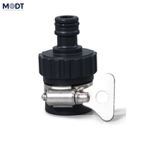 Nouvel adaptateur de réservoir IBC Durable 1/2 ''3/4'' avec bec de robinet S60x6 pièces de rechange de robinet en plastique pour connecteur de tuyau d'arrosage MDT