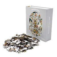 Fabricant de jeux de puzzles personnalisés OEM, 500, 1000, 10000 pièces, puzzles personnalisés pour adultes
