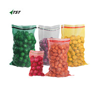 Groente-netzakken PP Ui Aardappel Kool Knoflook Netzak Exporteur 5kg 10kg 25kg 50kg Aangepaste Verpakking