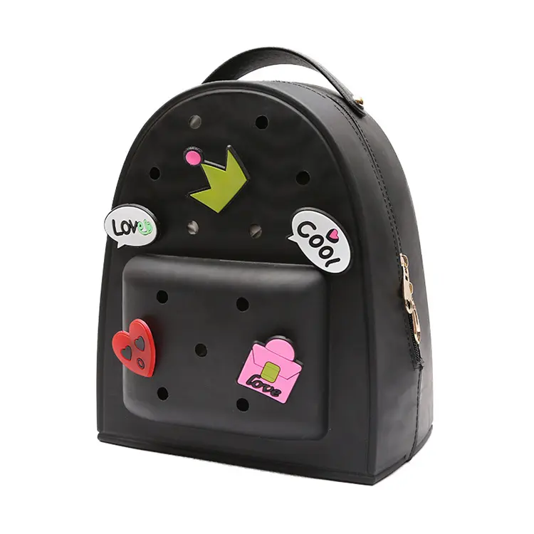 حقيبة ظهر جديدة أنيقة إيفا صغيرة من السيليكون لحلوى الكرتون للسفر للطلاب حقيبة ظهر جيلي للأطفال حقيبة مدرسية للبنات