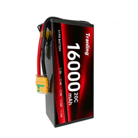 Batterie Li-po rechargeable pour drone agricole à prix avantageux, 16000mah 10000mah 6S/7S/12S/14S 22.2V/25.9V/44.4V/51.8V 25C