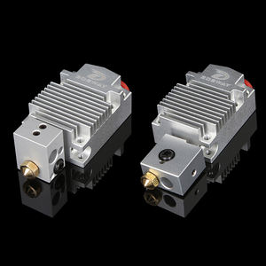 3DSWAY シルバー デュアルカラー切替 アルミ製 Jヘッド 3Dプリンターキット NV6 ヒートド 0.4/1.75 Volcano ノズル 0.8 XCR 2-in-1 エクストルーダー - Product Image 2