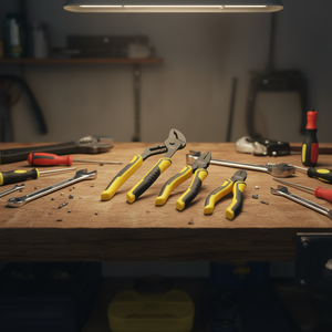 Stanley <b>Pliers</b> <b>Set</b> 3 Piece Control Grip Adjustable Slip Joint Nose - Product Image 3