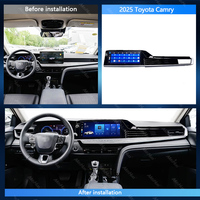 Autoradio Android Meihua 12,3 pouces pour Toyota Camry 2025 avec CarPlay sans fil, Android Auto, navigation GPS et unité centrale multimédia DSP