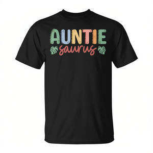 Maglietta per la famiglia della squadra di compleanno di Auntie Saurus Rex Dinosaur Birthday Squad - Product Image 2
