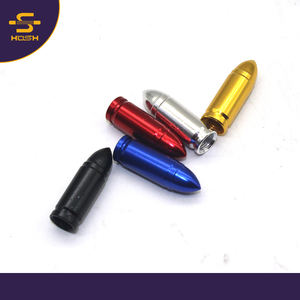 Tapas de Válvula de Neumático de Aleación de Aluminio Estilo Bala, Ligeras, <span class=keywords><strong>para</strong></span> Bicicleta, Bicicleta Eléctrica, Motocicleta, Cruceros, Antipolvo, Decorativas - Product Image 1